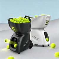 Máquina Lanzapelotas de Tenis Inteligente PT-MAX C con Control por Aplicación, Recargable, Programable, con Logotipo Personalizable