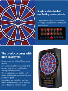 Máquina de juego de dardos con pantalla Led, tablero de dardos electrónico, tablero de dardos inteligente para grupo - Product Image 4