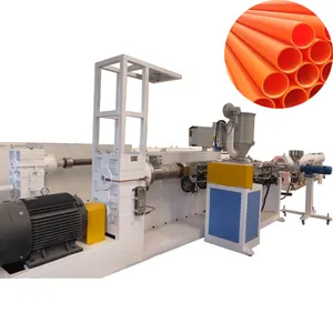 Full automation PE single screw extruder Plastic MPP Electric pipe making machine extrusion line