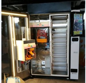 Distributeur de jus de fruits naturel entièrement automatique Brenu | Distributeur automatique de portefeuille électronique de jus de citron et d'orange frais - Product Image 5