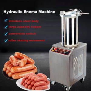 เครื่องบรรจุไส้กรอกไก่หมูระบบไฮดรอลิกไฟฟ้า เครื่องทำไส้กรอกอัตโนมัติ - Product Image 2