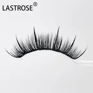 Wispy Volume Wet Spike Russian <strong>Strip</strong> <strong>Lashes</strong> <strong>That</strong> <strong>Look</strong> <strong>Like</strong> Eyelash <strong>Extensions</strong> Soft Vegan Faux 3D Mink Eyelash Vendor Bulk <strong>Lash</strong> - Product Image 3