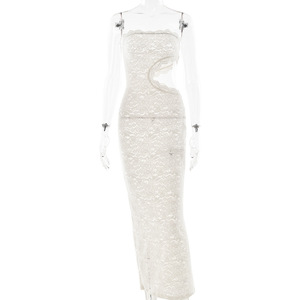 Vestido Tubo de Mujer con Encaje Sexy y Aberturas, Novedad de Verano, Superventas - Product Image 5