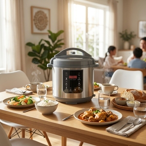 Cuisinière à pression électrique à prix d'usine avec écran LED, contrôle numérique et boîtier en acier inoxydable - Product Image 3