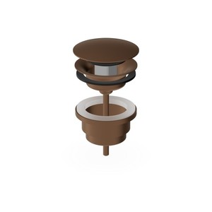 Zucchetti moderno stile francese rifiuti universali in acciaio inox rame scarico per bagno Hotel cromato per uso lavabo - Product Image 4