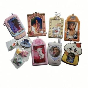 Factory Price Custom Design Cute PVC Card Kpop Photocard Holder Stars Photo Collect Card Holders With Keychain - Product Image 1