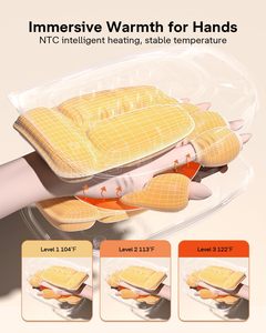 Masseur électrique sans fil portable avec compression thermique, airbag, acupression, contrôle de la durée pour les doigts, le poignet et la paume - Product Image 5