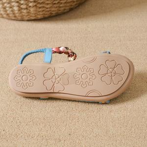 Women Minimalist Open Toe <b>Flat</b> <b>Sandals</b> 2026 Autumn Winter Bohemian Style Low Cut Lightweight Daily Beach Footwear - Product Image 6