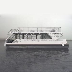 جديد في الهواء الطلق للماء بار الألومنيوم المراكب قارب العائمة مطعم للتسلية - Product Image 3