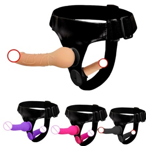 Dildo yetişkin seks oyuncakları üzerinde kayış, 2 çıkarılabilir gerçekçi silikon Anal küçük yapay penis ile giyilebilir Harness koşum yeni başlayanlar için - Product Image 1