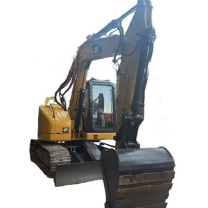 Mini-excavatrice d'occasion CAT 308C, 8 tonnes, excavatrice hydraulique sur chenilles d'occasion avec godet de terrassement de 0,34 m³ - Product Image 1