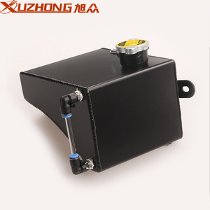 Expansion Tank Aluminum Black Silver For S13 S14 <b>S10</b> 240SX 180SX Retrofit Upgrade Screw On Mounting - Product Image 4
