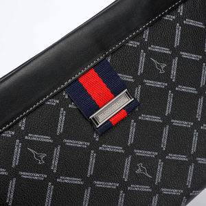 Bolso de Mano para Hombre, de Lujo, Alta Calidad, Cartera, Bolsa para Teléfono, Bolso de Negocios con Cierre de Cremallera en Cuero PU Impermeable - Product Image 6