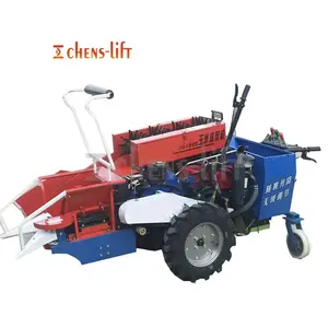 Hot Sale Mini Single Row Walk Behind Walking Tractor Maize Corn Picker Harvester Machine For Mini Corn Farm