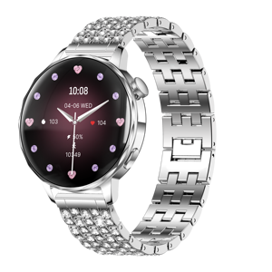 Montre connectée I220 pour femmes, assistant vocal, appels Bluetooth, montre numérique, montre-bracelet électronique, bracelet - Product Image 5