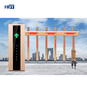 Système polyvalent de barrière de porte d'oscillation réglable de vitesse automatique de stationnement de voiture de HNT barrière manuelle de boom de bras se pliant à grande vitesse - Product Image 4