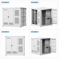 Sistem Penyimpanan Energi VoltaNest 10ft Liquid Cooled BESS Container 250KW 500KW 1MWh untuk Mikrogrid dan Cadangan Daya Jaringan Listrik