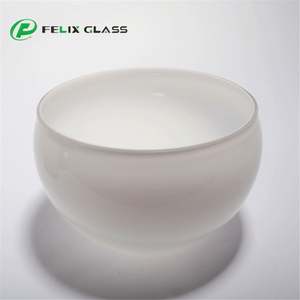 Cúpula de Vidrio Blanco Lechoso de Tamaño Personalizado, Cubierta de Media Cilindrada para Lámpara LED Regulable, para Lámparas de Araña y de Mesa - Product Image 5