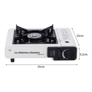 Estufa de Gas Portátil de Aleación de Aluminio Shenmu para Exteriores, Ultraligera, Ecológica, de Doble Uso para Hot Pot y Barbacoa - Product Image 1