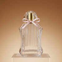 Flacon de parfum en verre vide de 100 ml, forme spéciale, atomiseur à sertir en gros, flacon pulvérisateur de parfum coloré de luxe avec bouchon