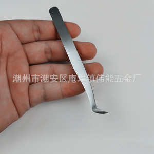 Thickened precision eyelash <b>extension</b> tweezers 6A-SA blooming eagle beak tweezers (seven-character tweezers) - Product Image 3