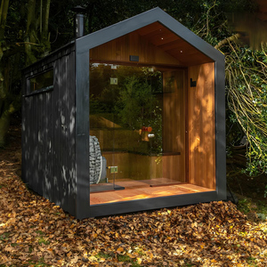Maison de sauna en bois à toit en pente personnalisé - Product Image 4