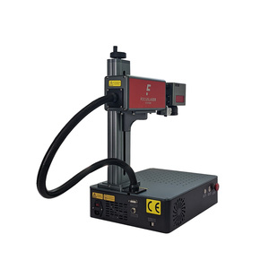 Mini machine de marquage laser à fibre tout-en-un, refroidie par air, haute rigidité, pour la gravure sur métal, bois, pierre, caoutchouc - Product Image 3