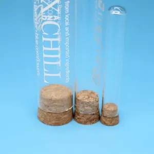 Kunden spezifisch 10*75mm 16*100mm 25*150mm klares Boro silikat glas Reagenzglas mit rundem und flachem Boden