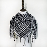 Écharpe tactique du désert, foulard Keffiyeh à motif écossais, Shemagh imprimé numérique, style arabe, châle ethnique