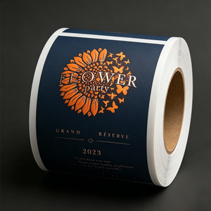 Etiquetas de Botella de Cerveza <span class=keywords><strong>y</strong></span> Vino Tinto Impresas en Dorado con Color Pantone Personalizado, Resistentes al Agua, Blancas <span class=keywords><strong>y</strong></span> de Lujo, para Impresión CMYK - Product Image 3