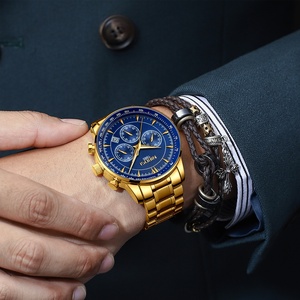 Spedizione Gratuita NIBOSI 2351 <span class=keywords><strong>Orologio</strong></span> da Uomo di Lusso con Vetro Curvo, <span class=keywords><strong>Orologio</strong></span> Sportivo da Polso in Acciaio Inossidabile - Product Image 4