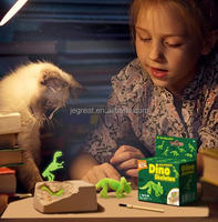 Meilleur vendeur 2021 Mini kit de fouille de squelette de dinosaure qui brille dans le noir pour enfants