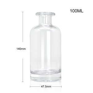 Bebida alcohólica de 100ml <span class=keywords><strong>Bebidas</strong></span> de jugo Licor Vino Whisky Pequeña Mini botella de vidrio de muestra con tapa - Product Image 5