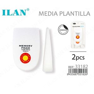Solette in Memory Foam ILAN Media, 2 Pezzi, Adesive per il Massimo Comfort - Product Image 1