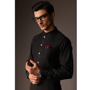 Gilet de mariage classique haute performance pour hommes, design unique, respirant, fabriqué par OEM, vêtements de mariage pour l'hiver - Product Image 3