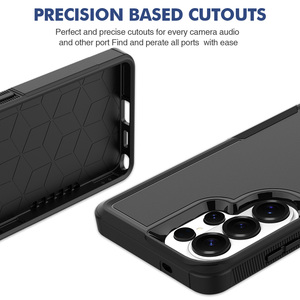 Étui de téléphone robuste en armure électro-plaquée pour Samsung Ultra S24/S25/S26 TPU+PC dur anti-rayures imperméable - Product Image 3