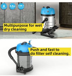 Aspirateur à tambour électrique multifonctionnel pour usage intensif, humide et sec, LL-20L, pour la maison, le garage, l'entrepôt, la voiture, l'extérieur - Product Image 2