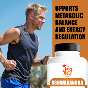 Capsules d'Ashwagandha à absorption rapide pour la gestion de l'énergie et le soutien métabolique chez l'adulte, 100 capsules/flacon - Product Image 5
