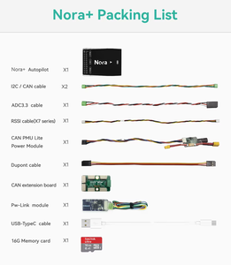 طائرة بدون طيار وحدة تحكم طيران CUAV NORA + Lidar مع طائرة بدون طيار NEO <span class=keywords><strong>3</strong></span> PRO GNSS RC Pixhawk مكعب كوادكوبتر بجهاز تحكم عن بعد طائرة بدون طيار FPV - Product Image 5