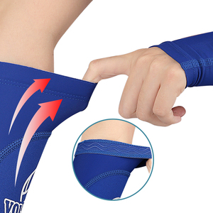 Maniche del braccio di <span class=keywords><strong>pallavolo</strong></span> che passano colpendo le maniche dell'avambraccio con cuscinetti di protezione e foro per il pollice - Product Image 3