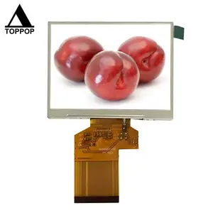 Landschaft 320*240 SPI + RGB HX8238D 3,5 zoll TFT LCD Display Screen Modul LCM Hersteller 54 Pin RTP CTP Touch Panel