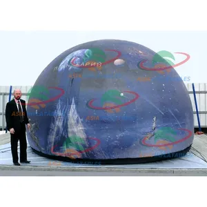 3 Ring Sky Planetarium Dome Tent Observatory , Inflatable Mobile Planetarium Domes