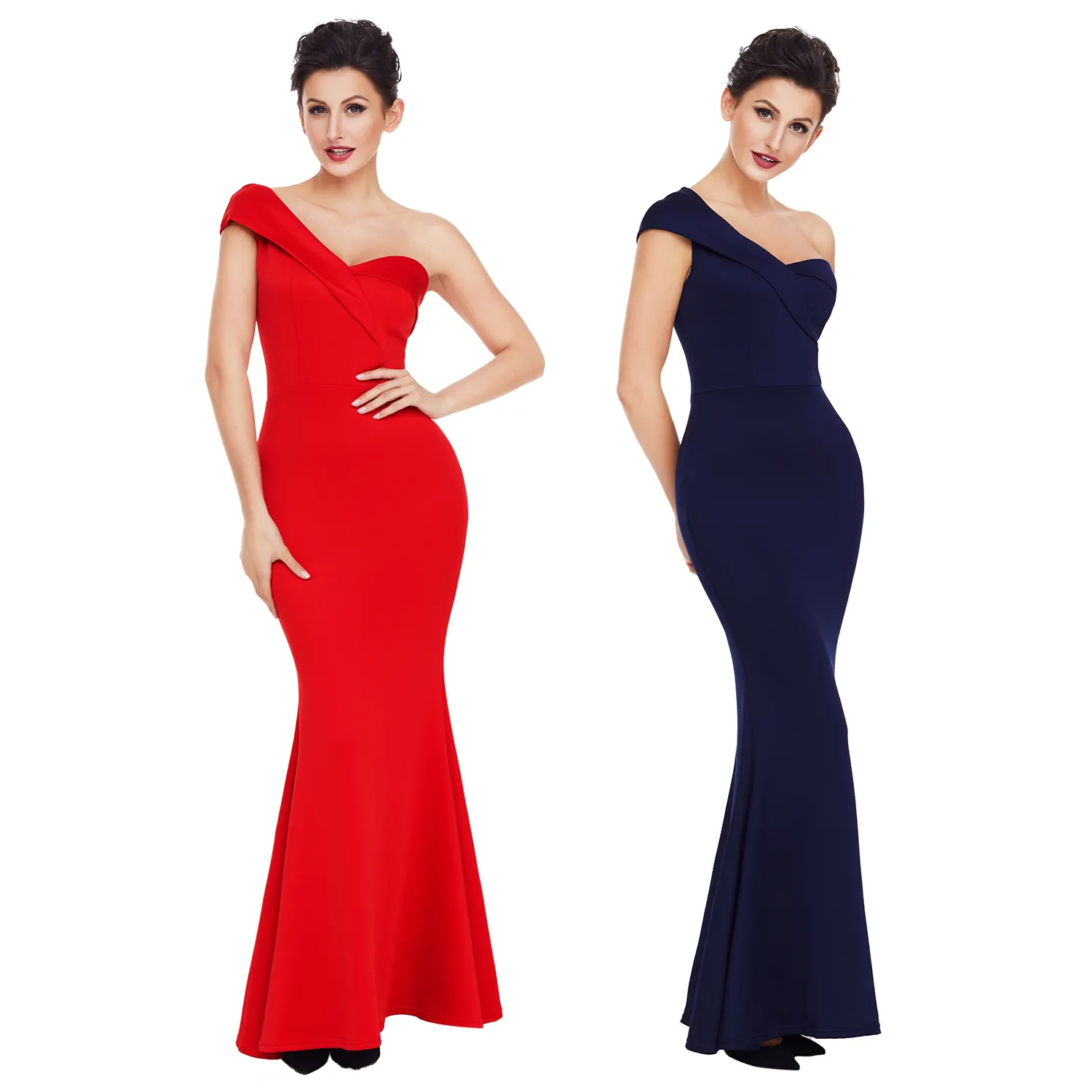 Elegance Ball Gown Wholesale Sexy One Shoulder Evening Dress Party Gowns for Women