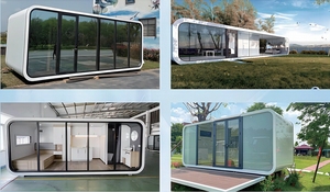 2024 <span class=keywords><strong>Shein</strong></span> Cabina prefabricada <span class=keywords><strong>de</strong></span> acero <span class=keywords><strong>de</strong></span> dos pisos Casa contenedor <span class=keywords><strong>de</strong></span> 20-40 pies con escalera para hoteles Apple Cabin USA - Product Image 6