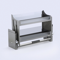 Cesta de armazenamento unihopper ajustável, prateleira para puxar para baixo, acessórios resistentes para cozinha, armário, elevador