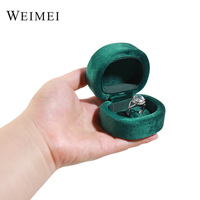 Bracelet jonc en velours coréen de luxe avec logo personnalisé en gros emballage de collier cadeau de boucle d'oreille boîte de bague en velours