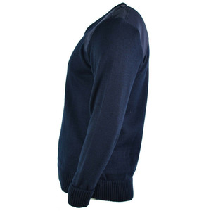 Maglione lavorato a <span class=keywords><strong>maglia</strong></span> da uomo personalizzato maglione nero Pullover di lana uniforme invernale girocollo lavorato a <span class=keywords><strong>maglia</strong></span> - Product Image 5