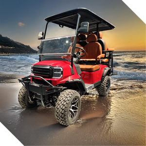 รถกอล์ฟไฟฟ้าออฟโรด4-Seater 7500W ที่ยกดีไซน์เพื่อประสิทธิภาพที่ดีขึ้น - Product Image 1