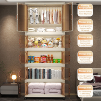 Organisateur de placard empilable à 3 niveaux, armoire de rangement pliable, bac de rangement pour vêtements pliable, bacs en plastique pliables pour vêtements