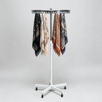 Porte-foulards rotatif robuste pour magasin de détail, présentoir à vêtements et à foulards